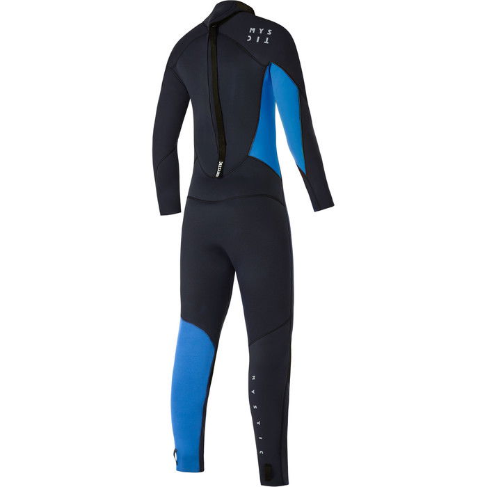 2024 Mystic Kids Star 3/2mm Back Zip Flatlock Wetsuit 35000.220044 - Black